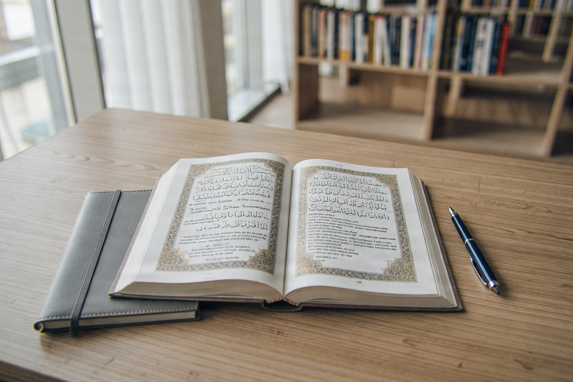 Islamic studies book and stationery